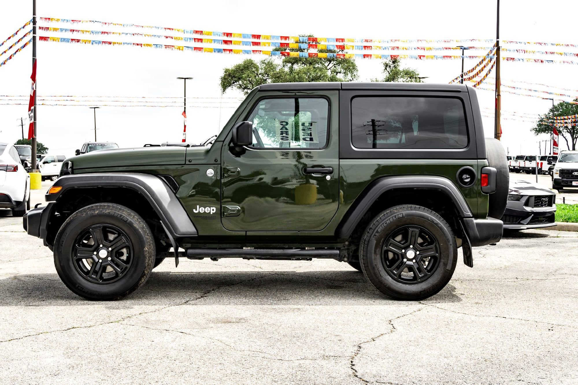 Certified Used 2021 Sarge Green Clearcoat Jeep Sport S image 8