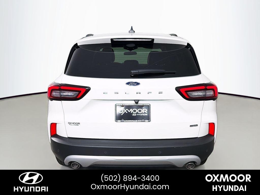 Used 2024 Star White Metallic Tri-Coat Ford PHEV image 6