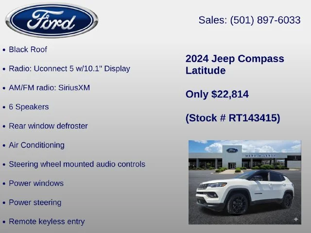 Used 2024 White Jeep Latitude image 12