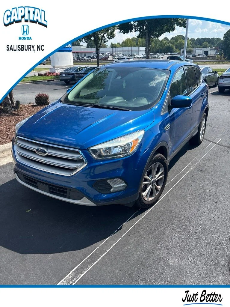 Used 2019 Blue Ford SE image 1