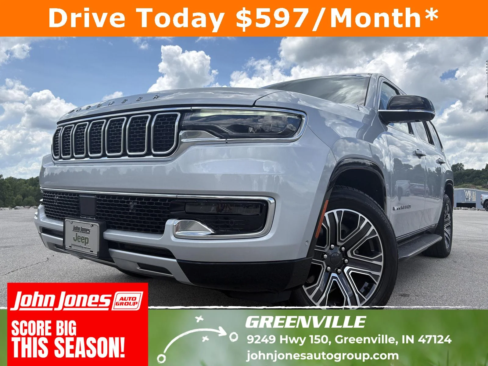 Used 2024 Baltic Gray Metallic Clearcoat Jeep Series II image 1