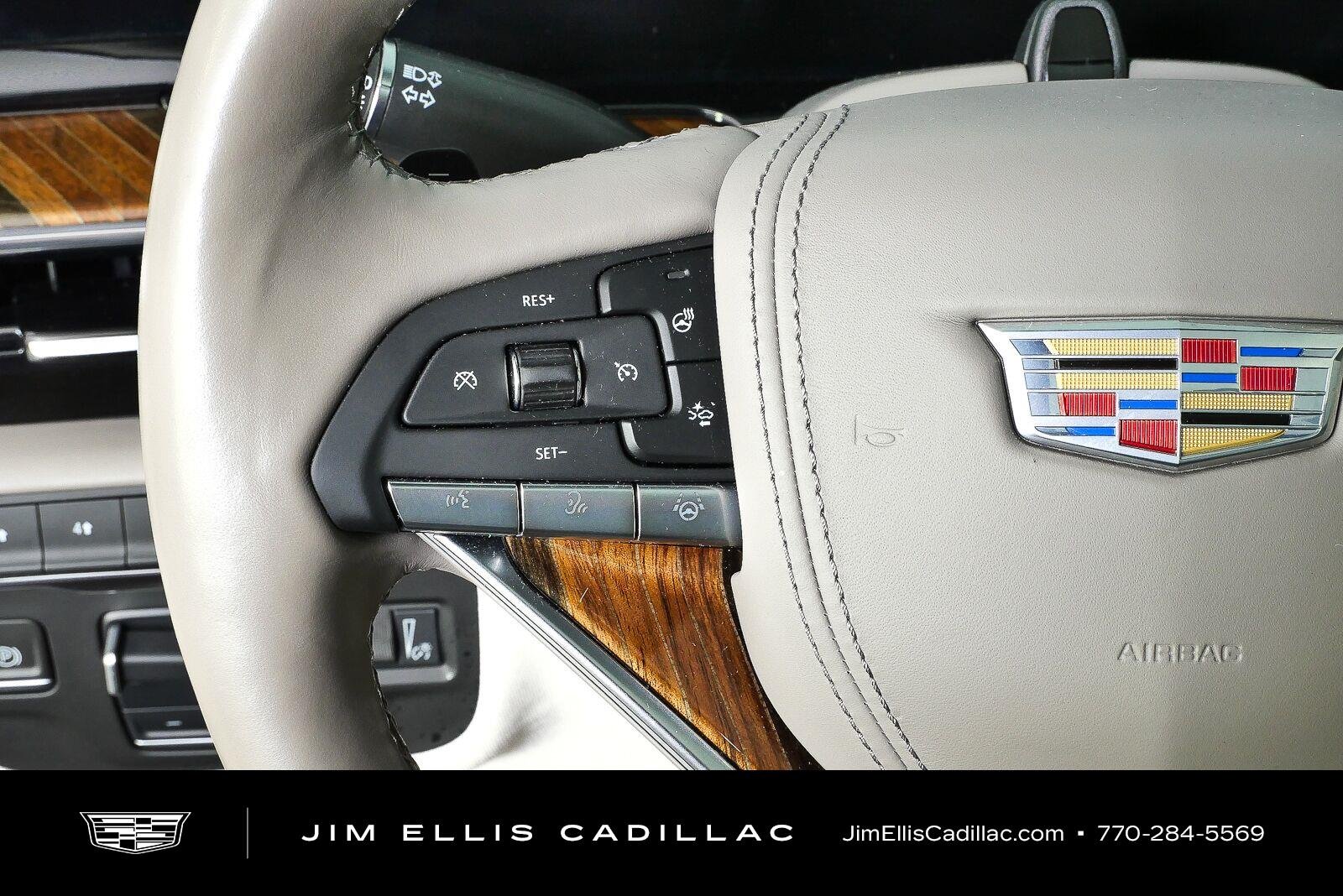 Used 2023 Crystal White Tricoat Cadillac 4WD Sport Platinum image 9
