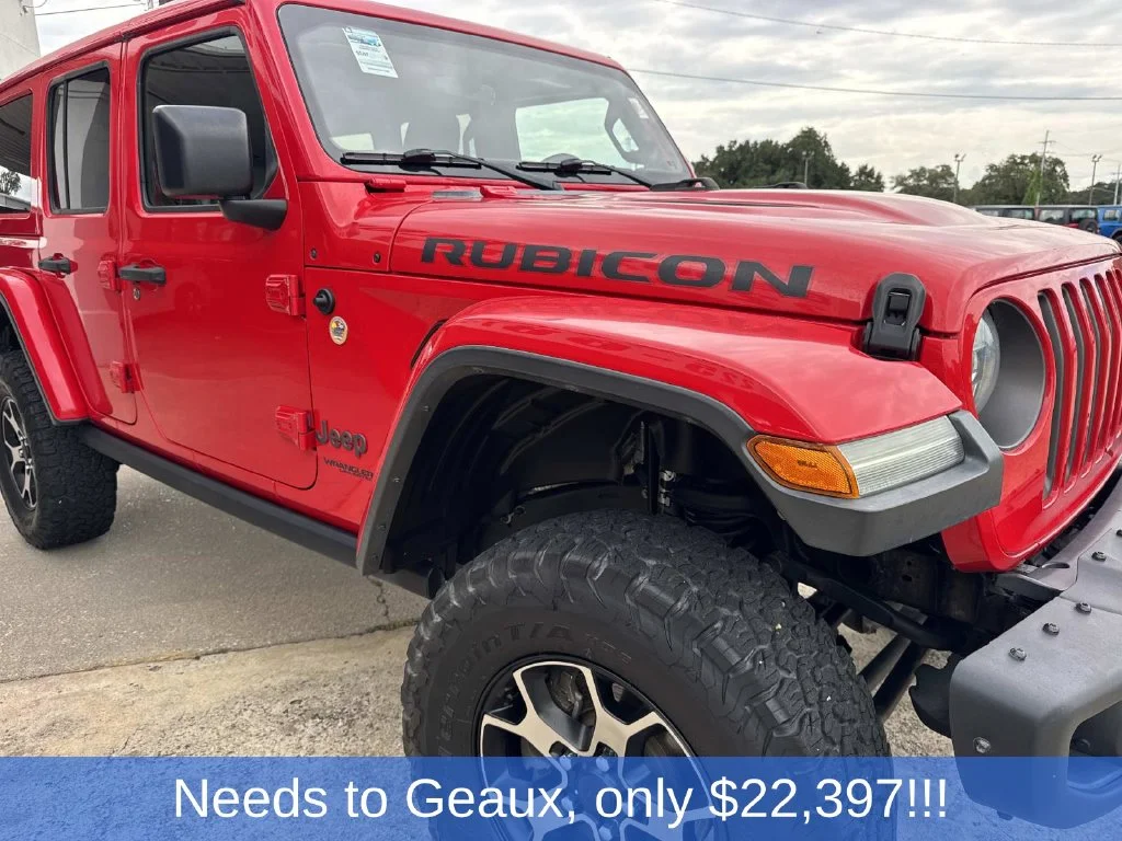 Used 2018 Red Jeep Unlimited Rubicon image 6