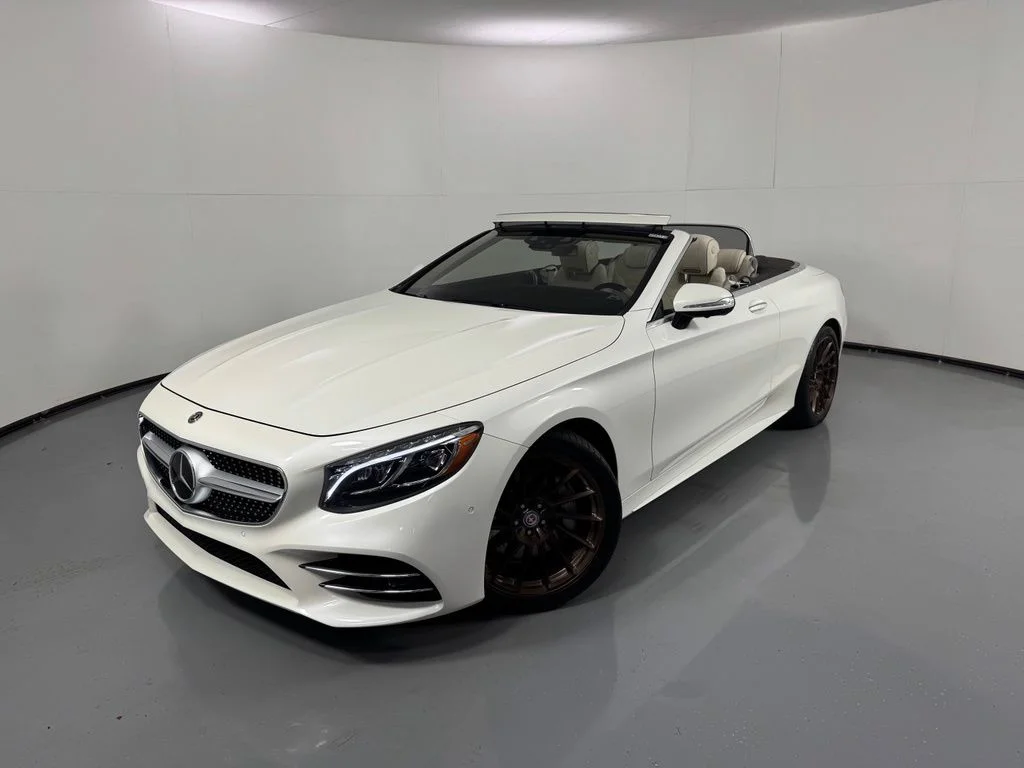 Used 2019 designo Diamond White Metallic Mercedes-Benz S 560 image 11