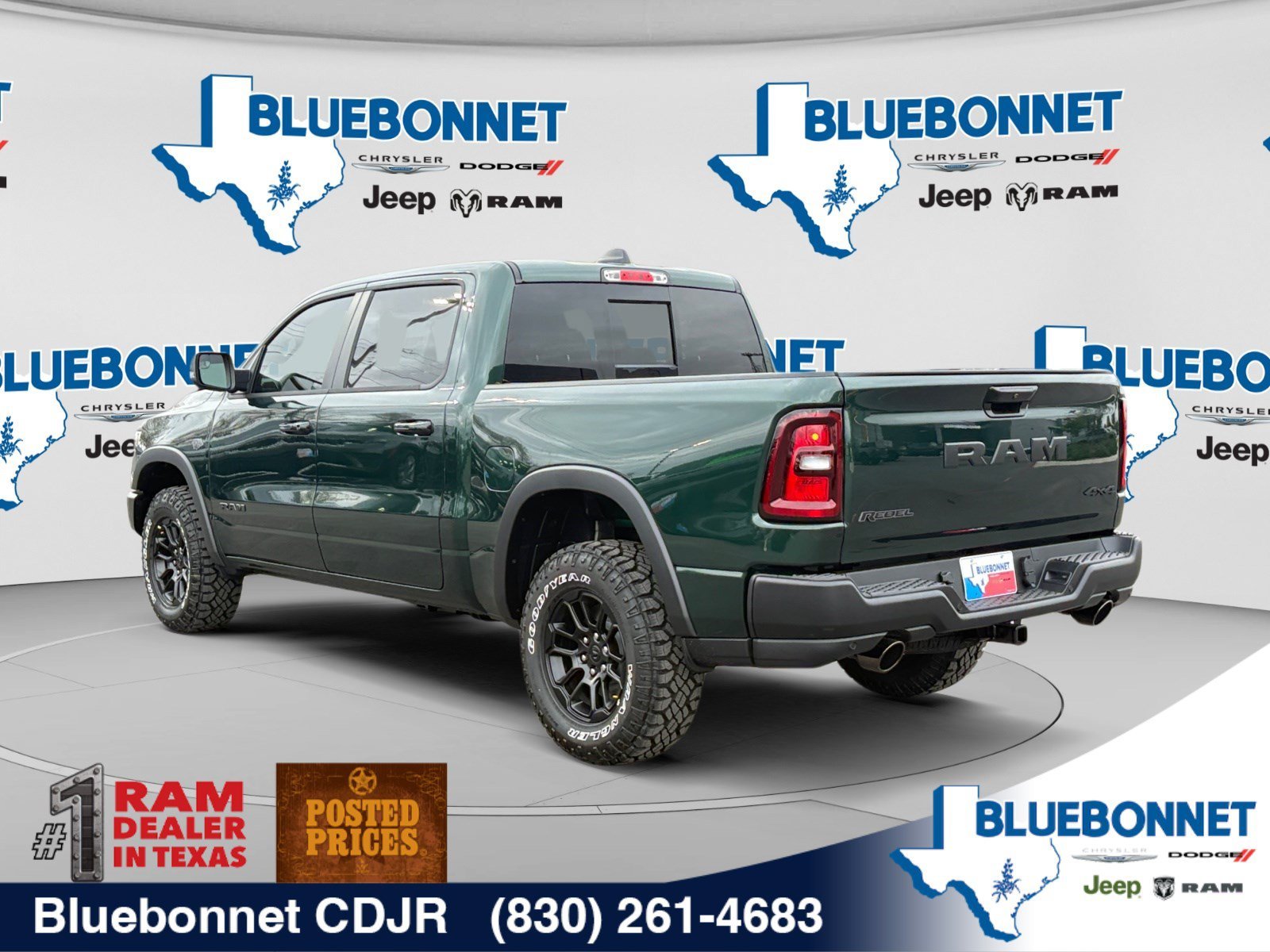New 2027 Serrano-Green Metallic Exterior Paint RAM Rebel image 7