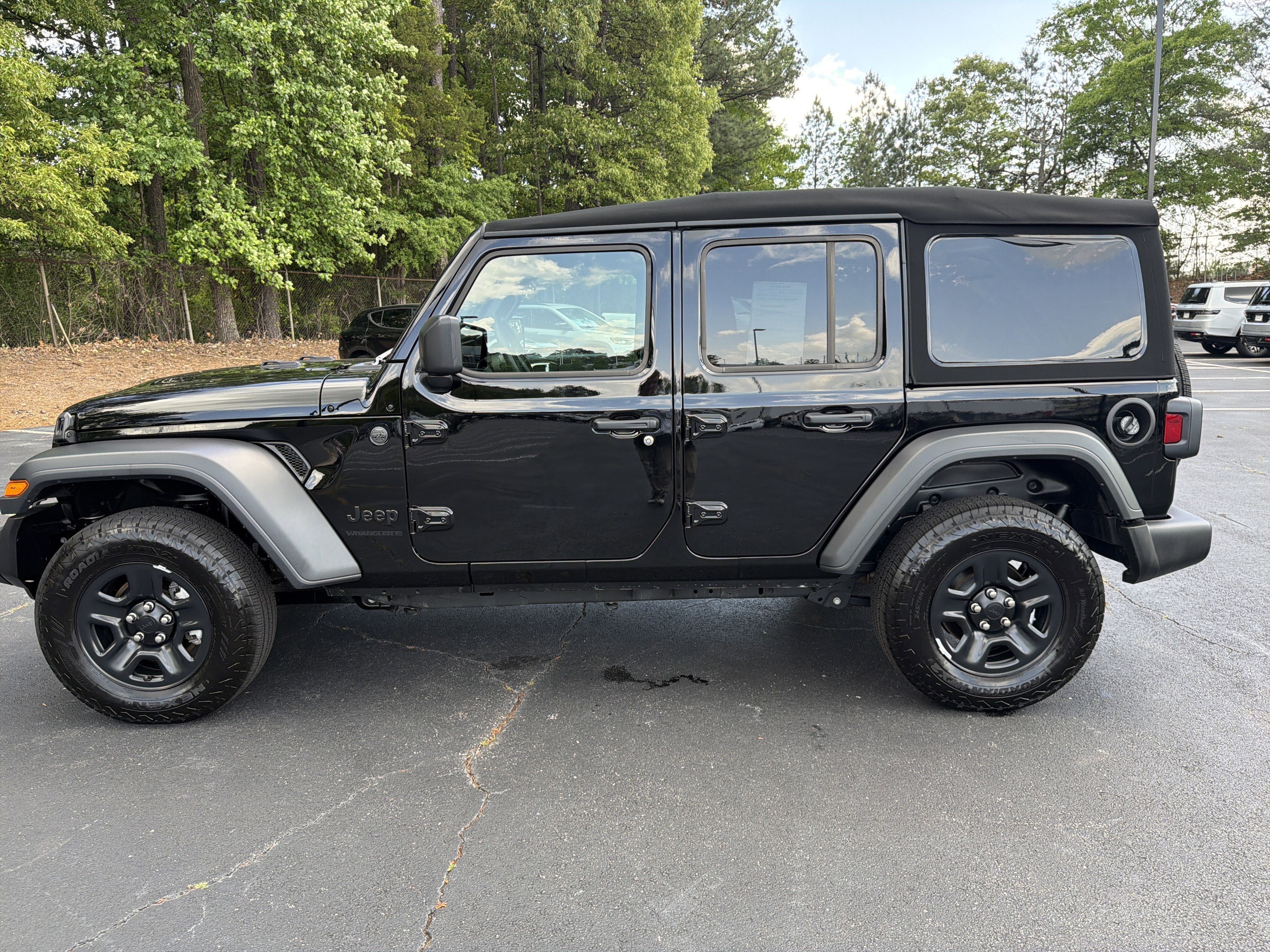 Used 2025 Black Clearcoat Jeep Sport image 4