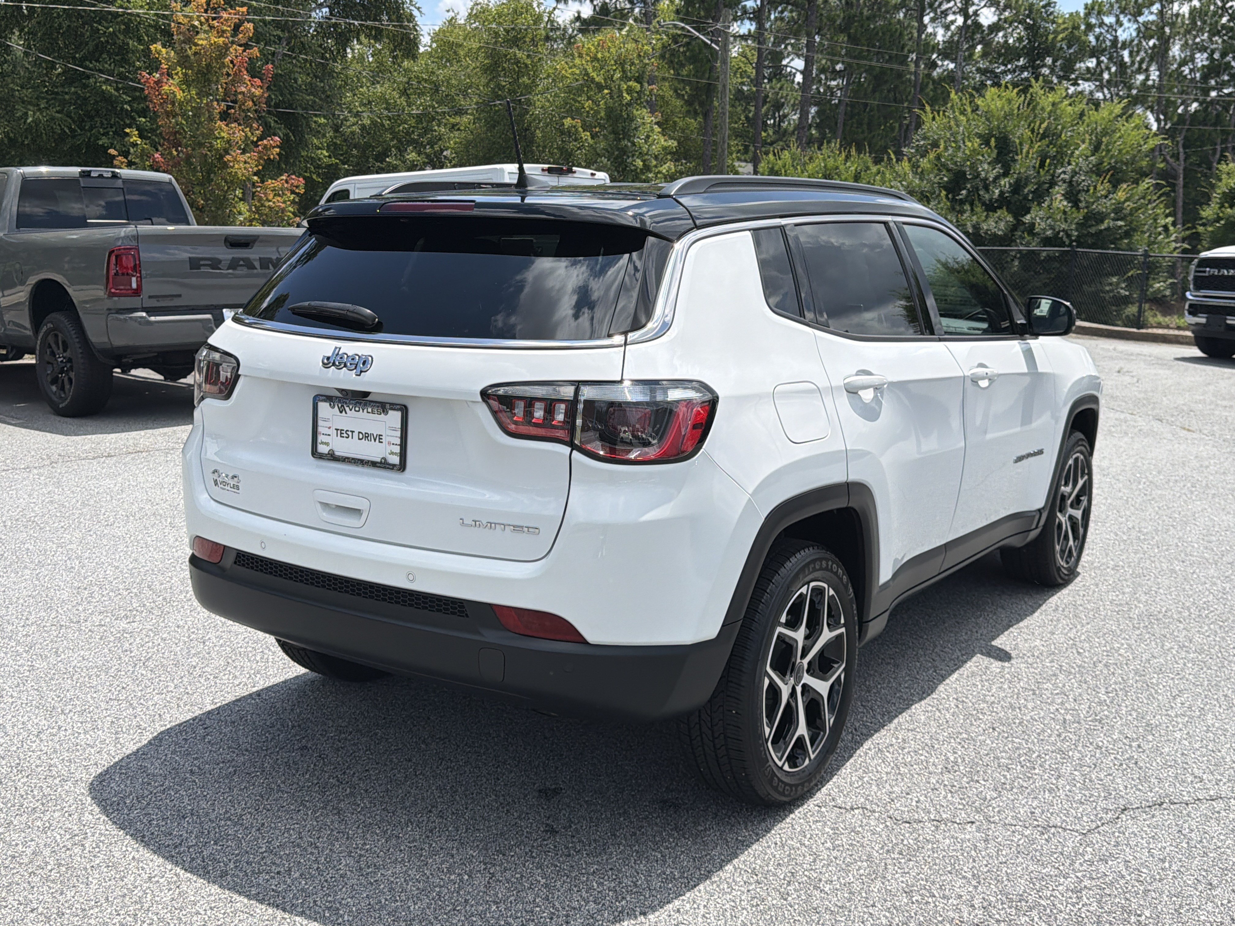Used 2025 Bright White Clearcoat Jeep Limited image 8