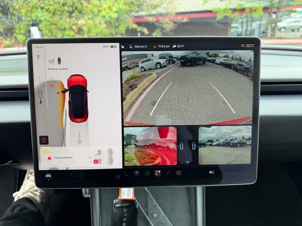 Used 2025 Red Tesla Performance image 20