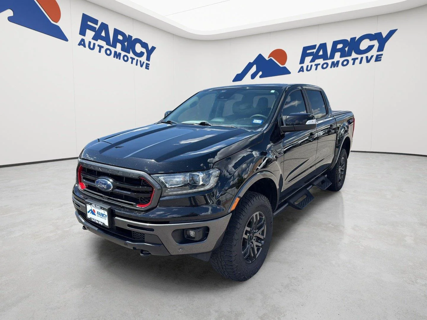 Used 2021 Shadow Black Ford LARIAT image 1