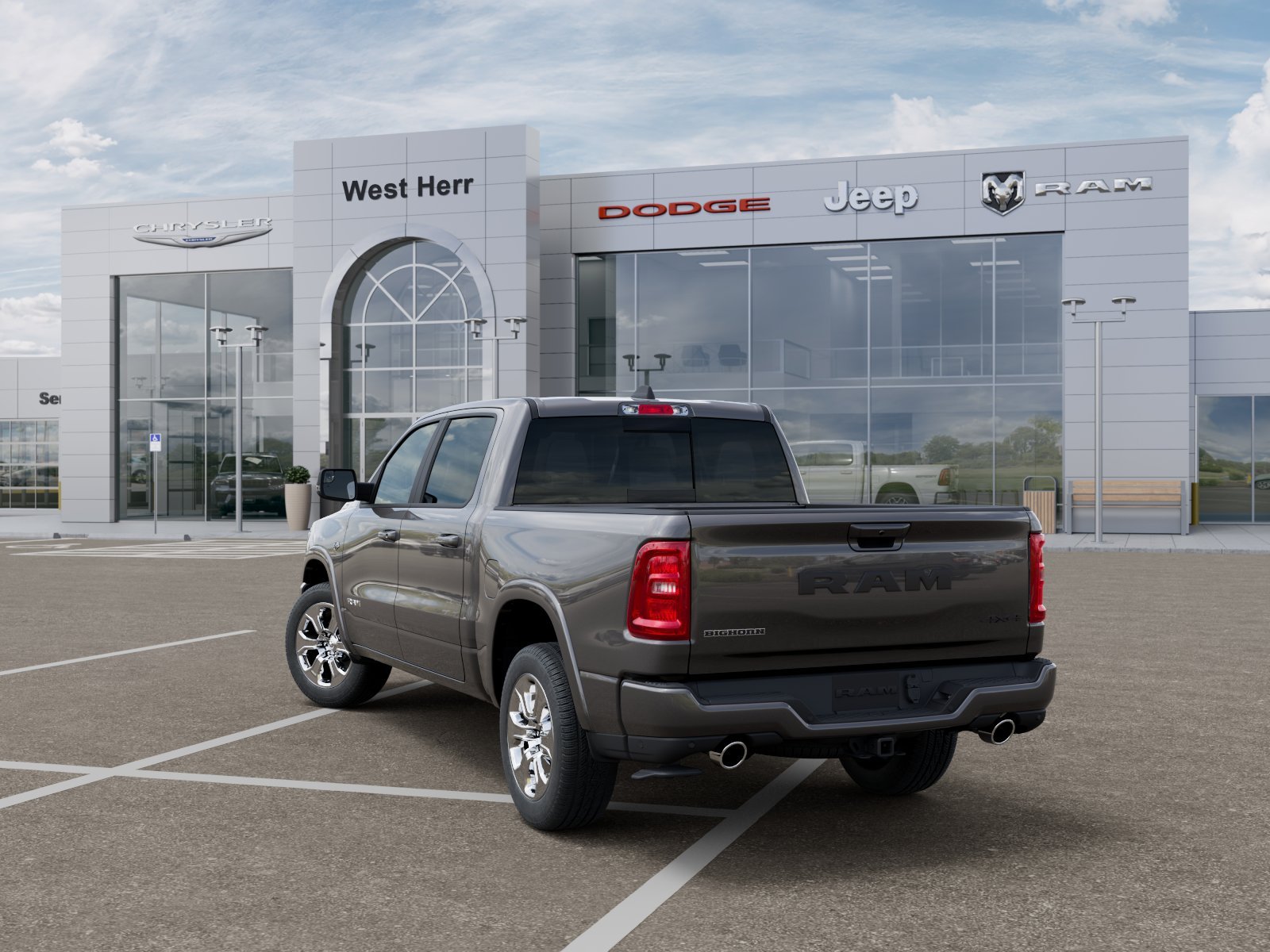 New 2026 Granite Crystal Metallic Clearcoat RAM RAM 1500 BIG HORN CREW CAB 4X4 image 29