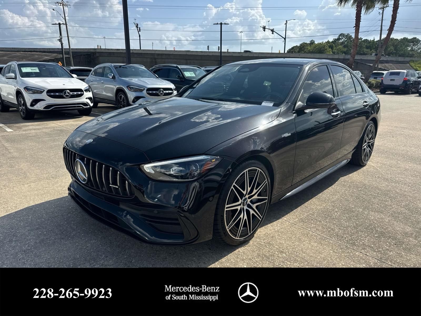 Certified Used 2024 Black Mercedes-Benz C 43 AMG® image 1