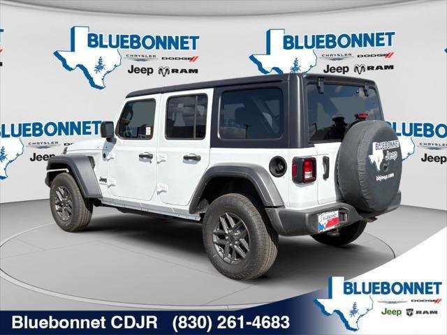 New 2026 Bright White Clear-Coat Exterior Paint Jeep Sport S image 7