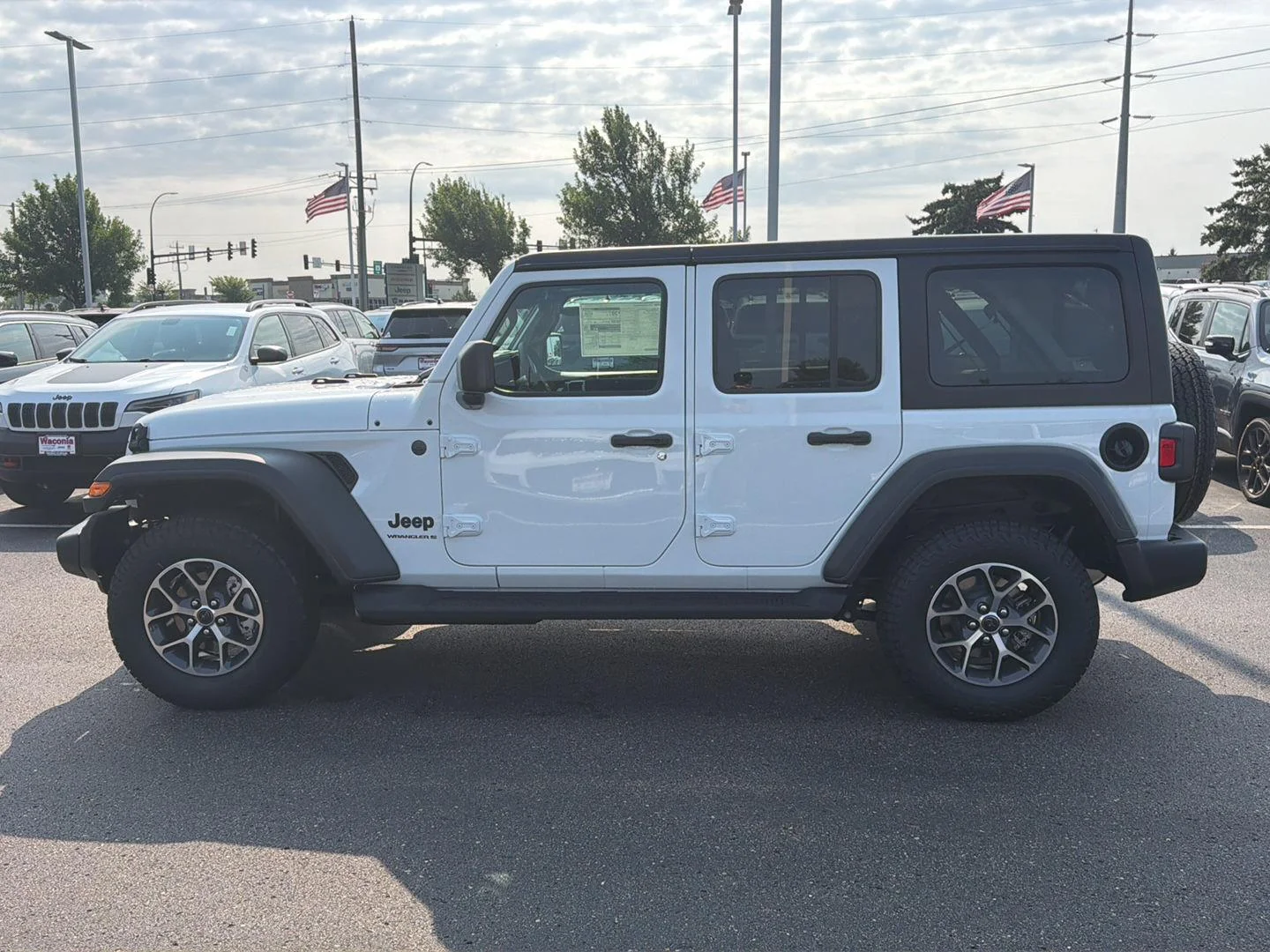 New 2026 Bright White Clearcoat Jeep Sport S image 4