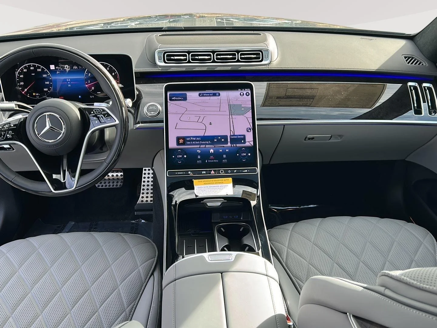 New 2026 Selenite Grey Metallic Mercedes-Benz S 580 image 14