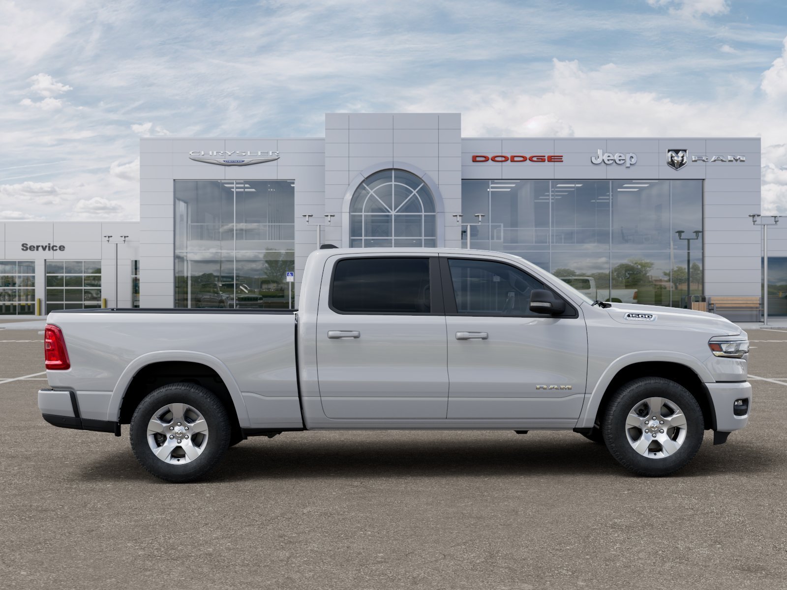 New 2026 Bright White Clear-Coat Exterior Paint RAM Big Horn/Lone Star image 30