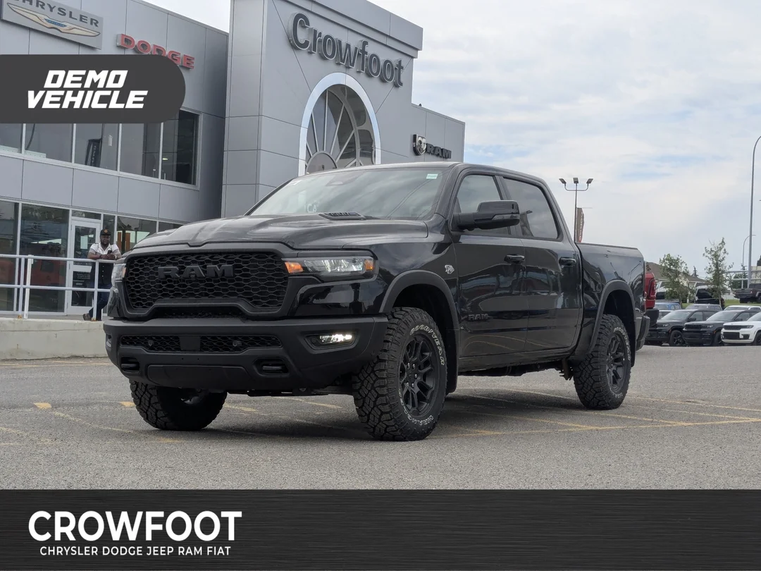New 2026 Black RAM Rebel - - Level 2 Equip Grp - 14.4 Touchscreen - Harman Kardon Audio - Leather & More! image 1