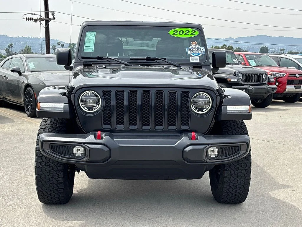 Used 2022 Black Clear Coat Jeep Rubicon image 6