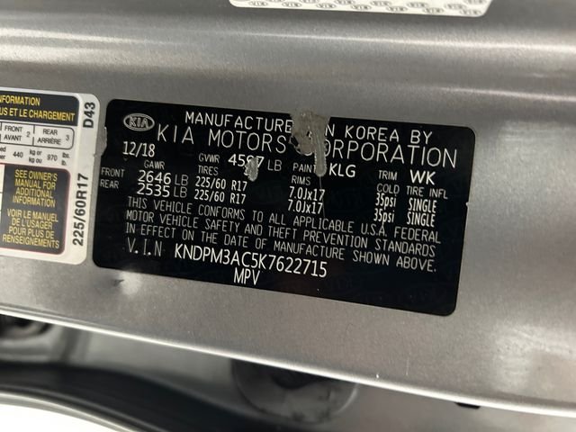 Used 2019 Gray Kia LX image 20