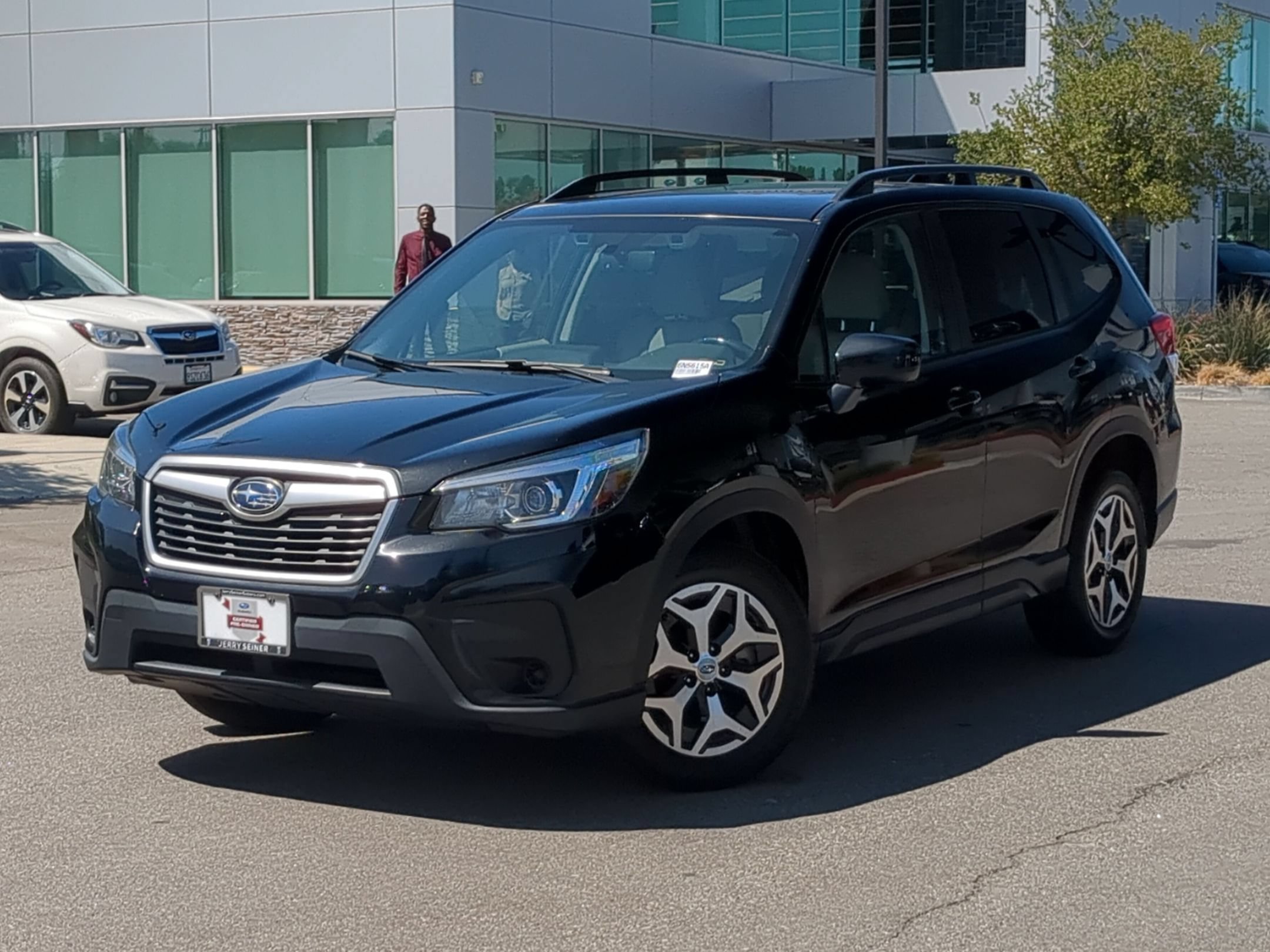Used 2019 Crystal Black Silica Subaru Premium image 1