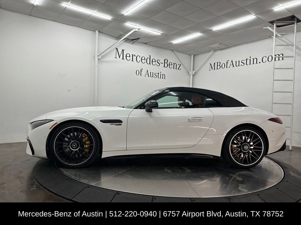 Certified Used 2022 White Mercedes-Benz SL 63 AMG® image 4