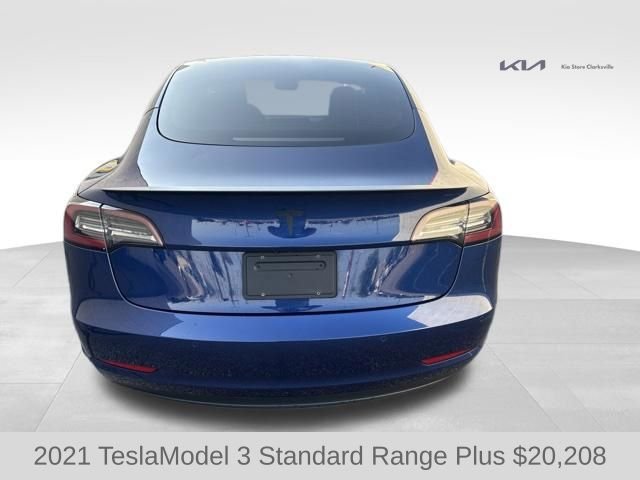 Used 2021 Deep Blue Metallic Tesla Standard Range Plus image 7