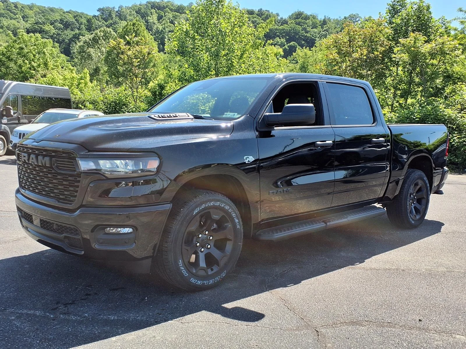 New 2026 Diamond Black Crystal Pearlcoat RAM Express image 3