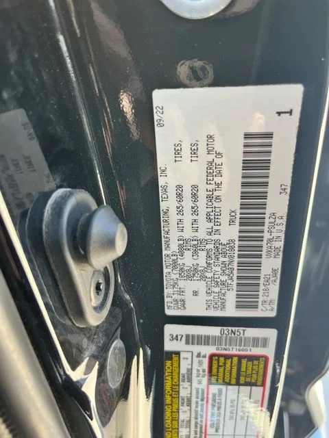 Used 2022 Black Toyota Limited image 13