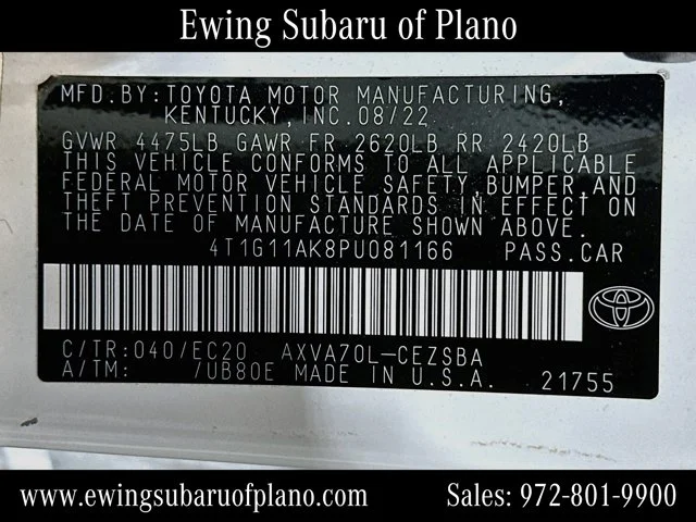 Used 2023 White Toyota SE Nightshade image 30