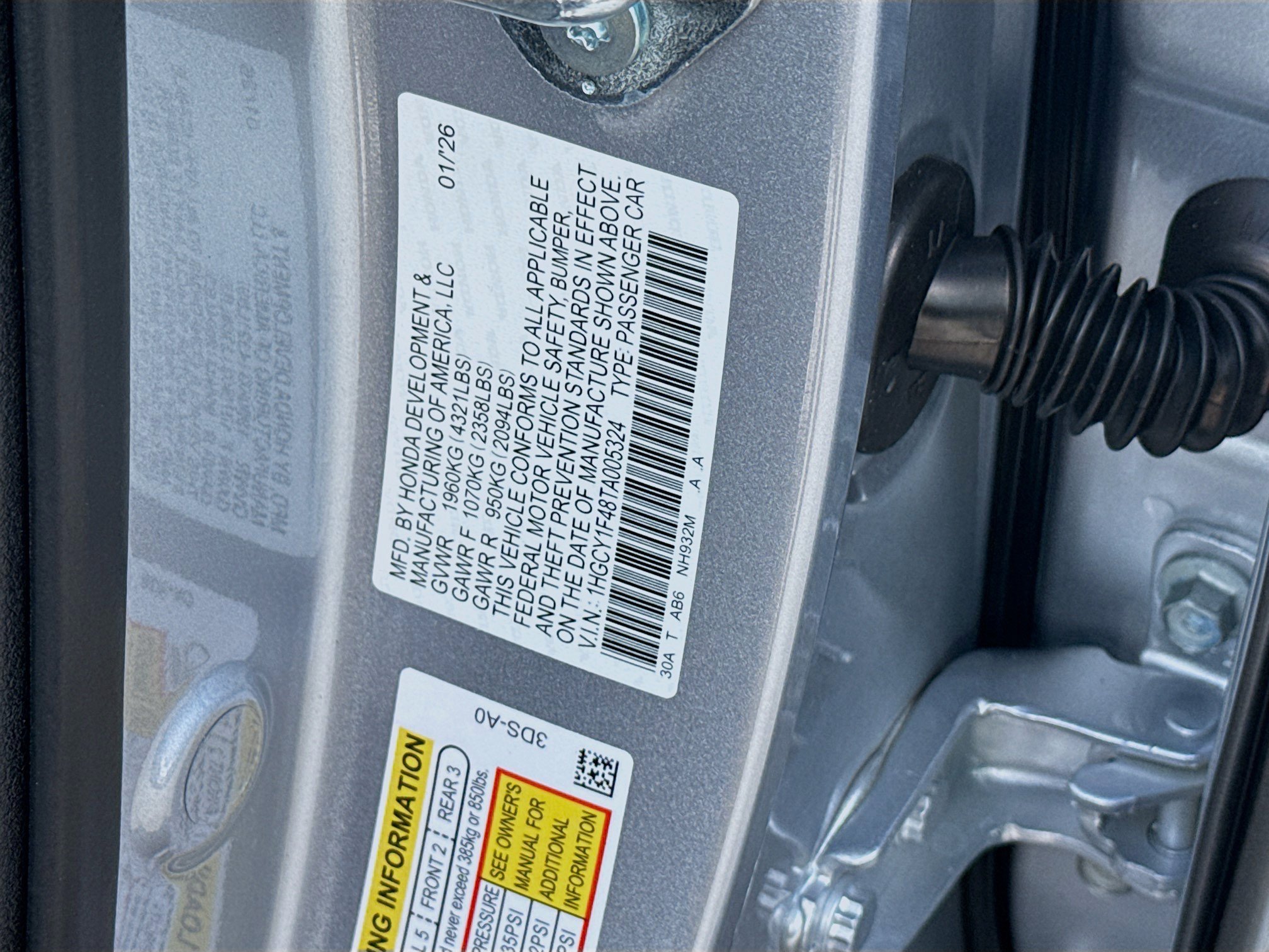 2026 Honda Accord SE - Photo 27