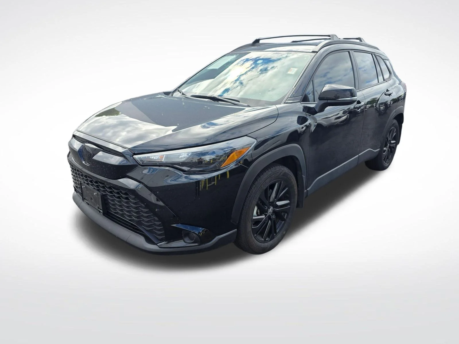 Used 2025 Jet Black Toyota Hybrid Nightshade image 2