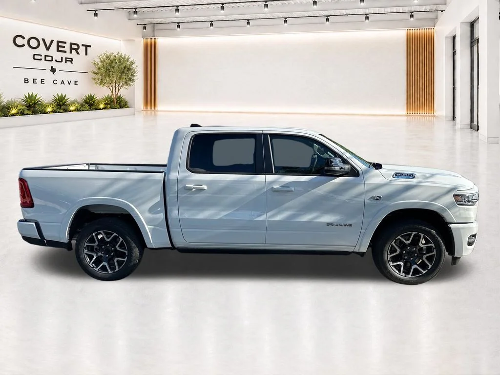 New 2026 Bright White Clear-Coat Exterior Paint RAM Laramie image 13