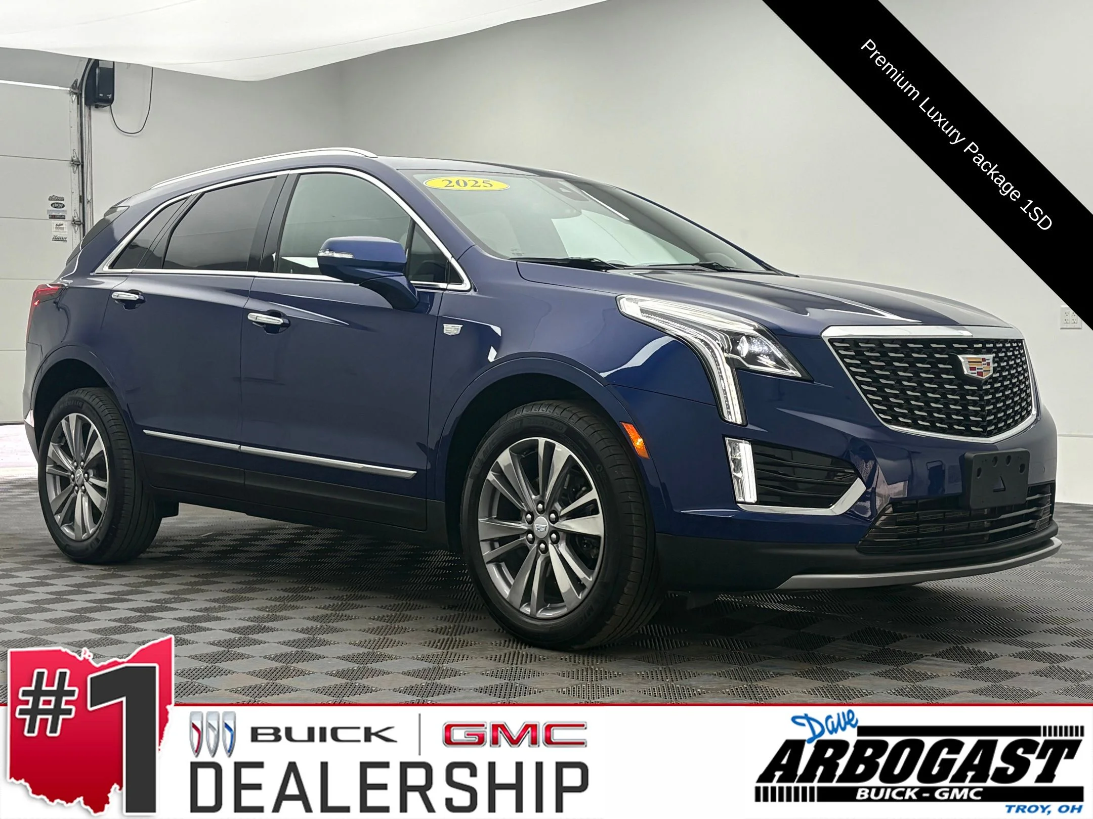 Used 2025 Opulent Blue Metallic Cadillac Premium Luxury image 1