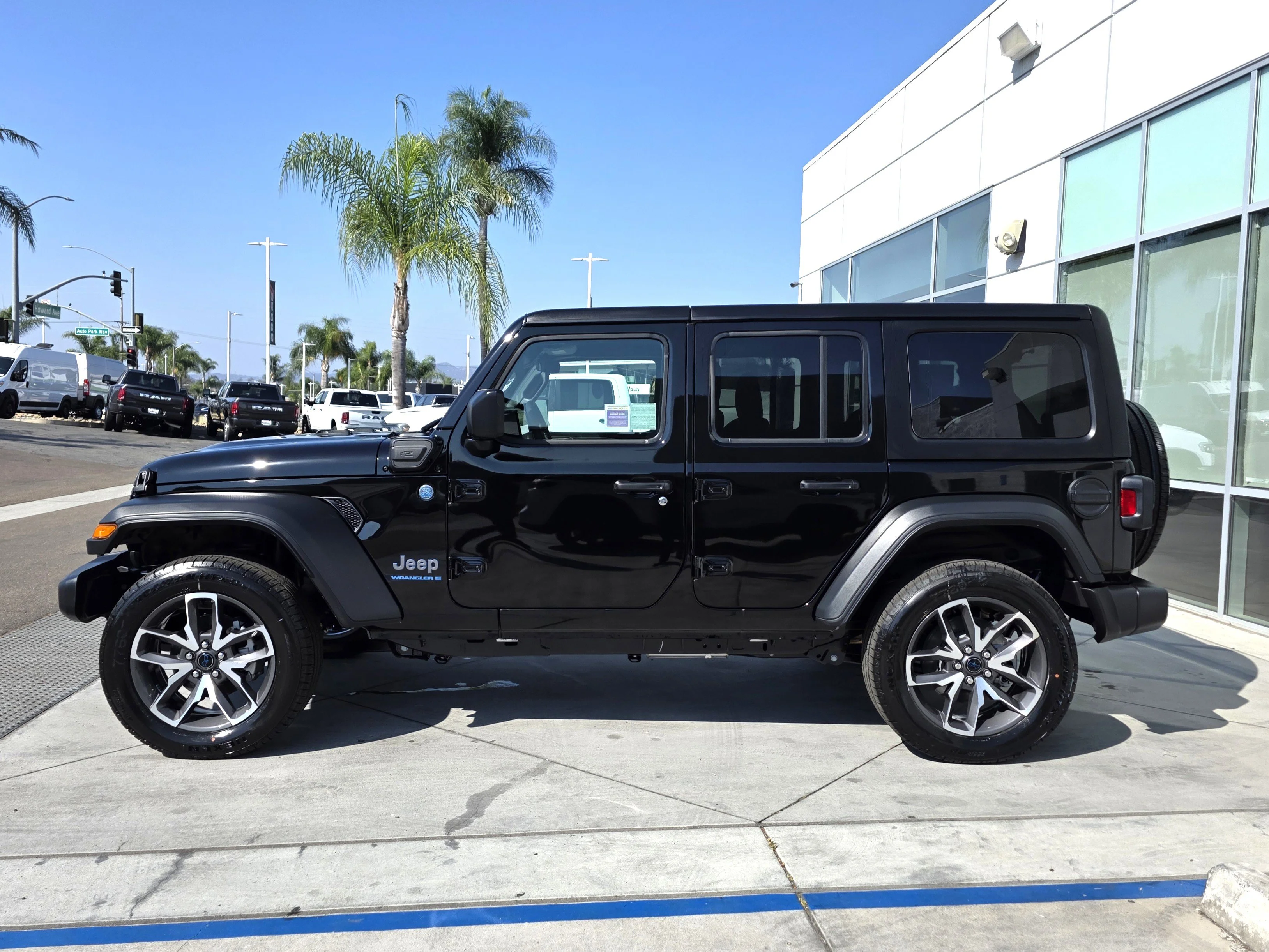 New 2025 Black Clearcoat Jeep Sport S 4xe image 2