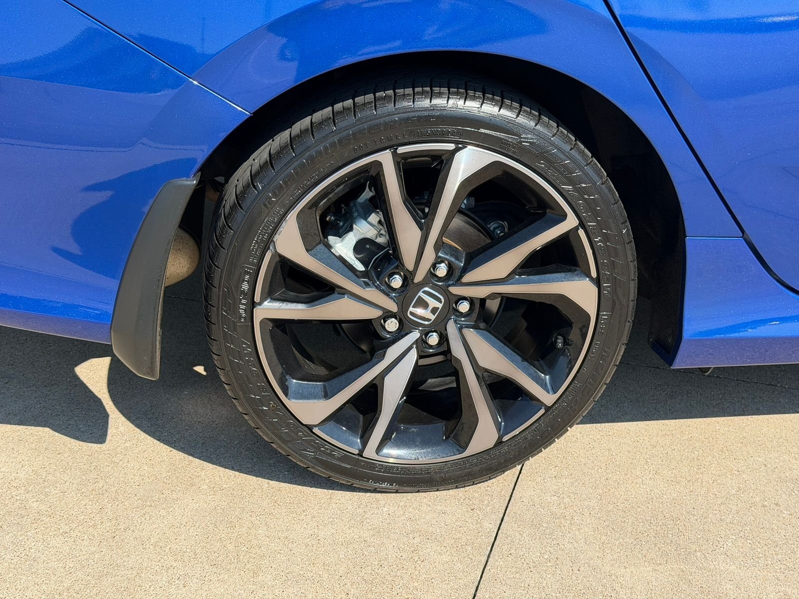 Certified Used 2021 Aegean Blue Metallic Honda Sport image 8
