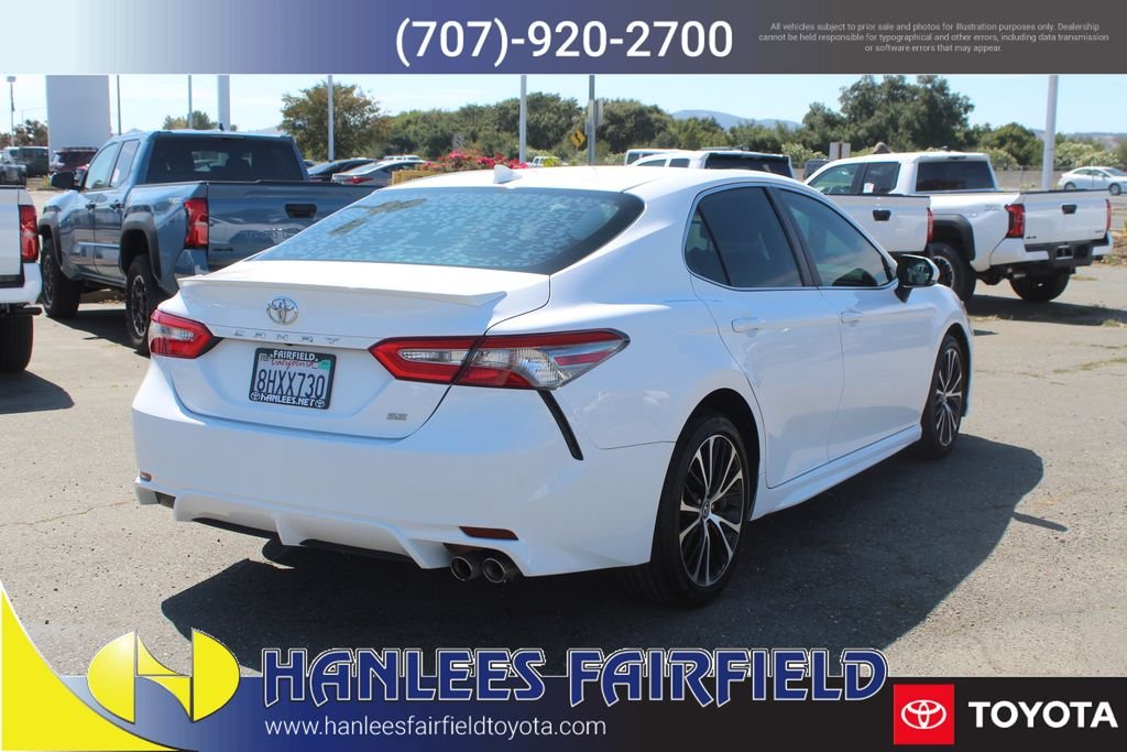 Certified Used 2019 White Toyota SE image 7