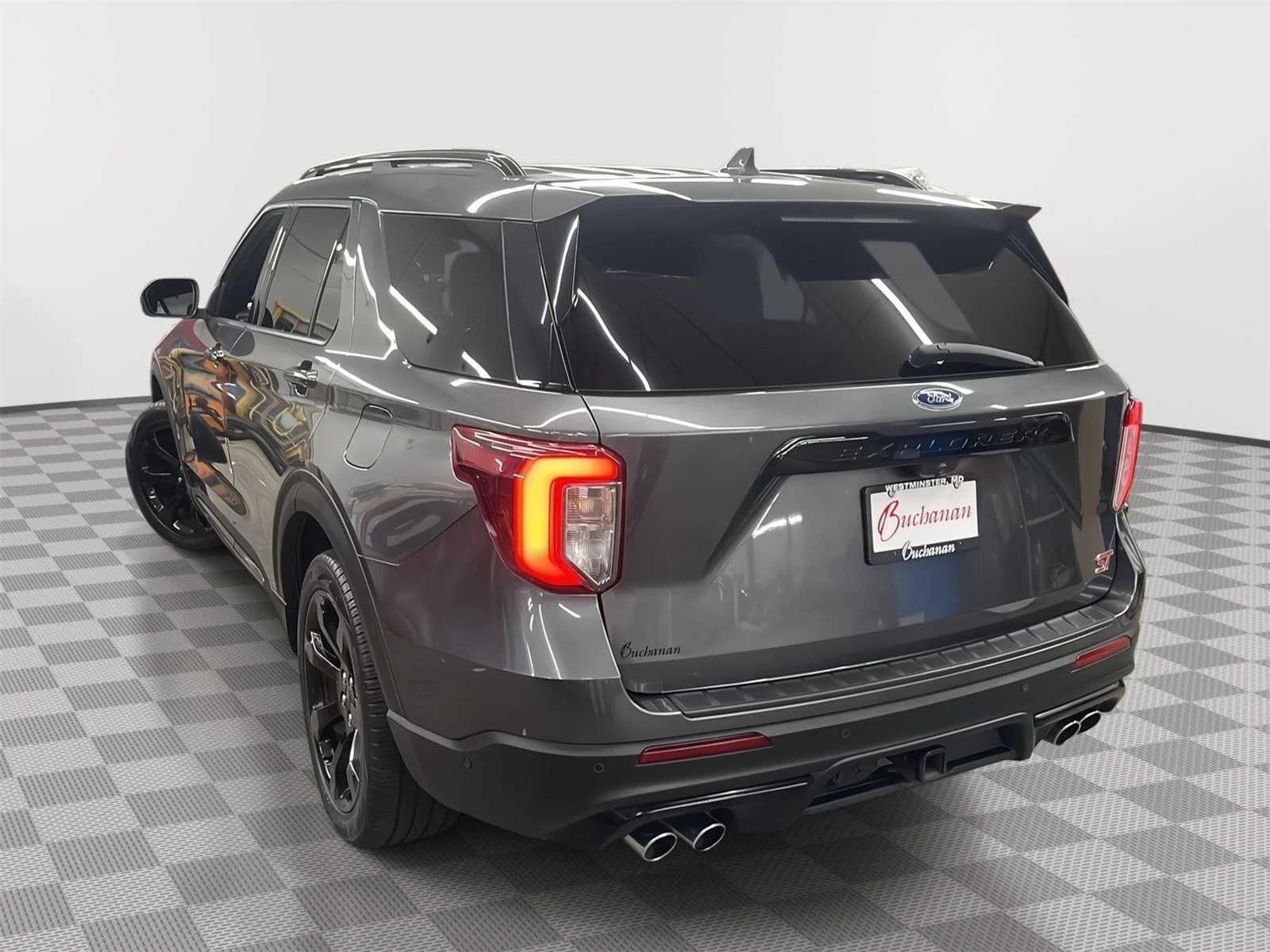 Used 2020 Magnetic Metallic Ford ST image 6