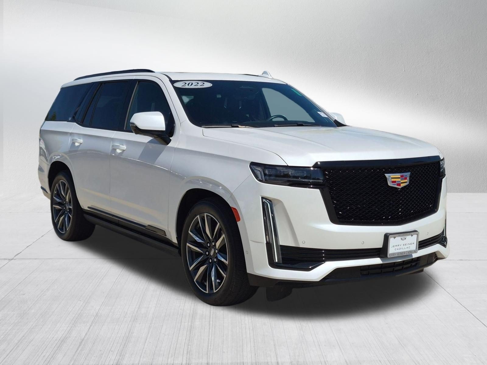 Used 2022 Crystal White Tricoat Cadillac Sport Platinum image 7