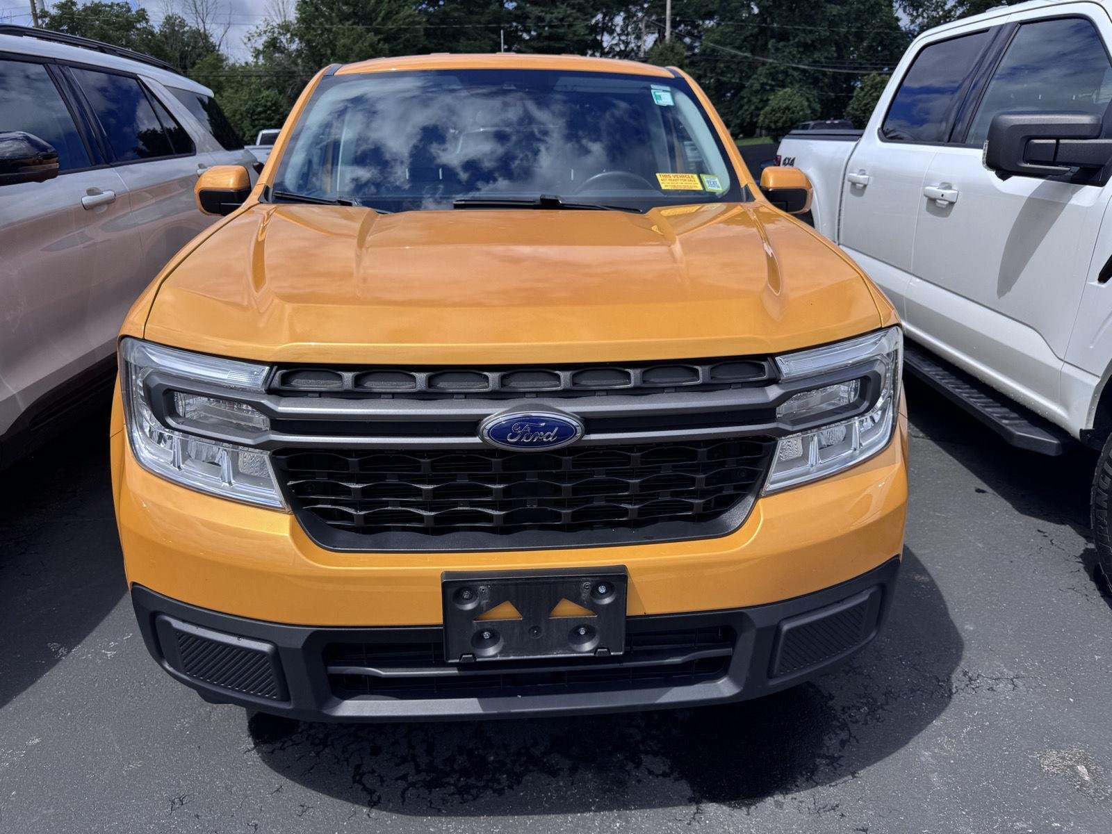 Used 2023 Cyber Orange Metallic Tri-Coat Ford XLT image 2