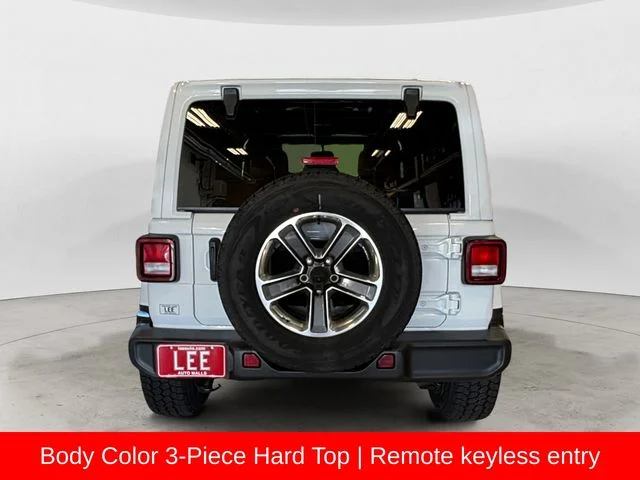 Used 2021 White Jeep Unlimited Sahara image 5