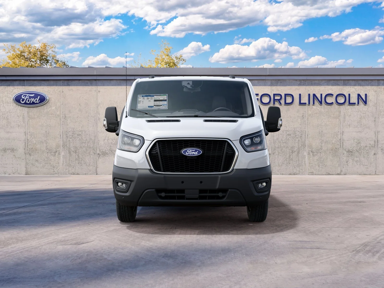 New 2027 Oxford White Ford Passenger Van XL image 3