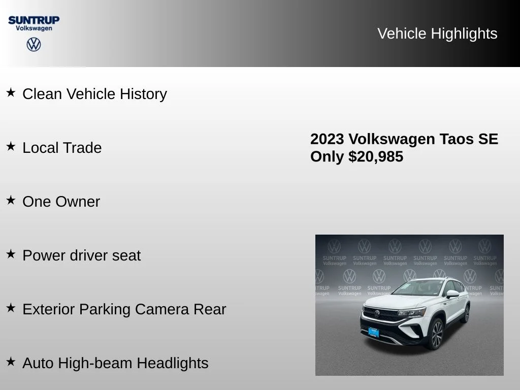 Used 2023 White Volkswagen 1.5T SE image 8