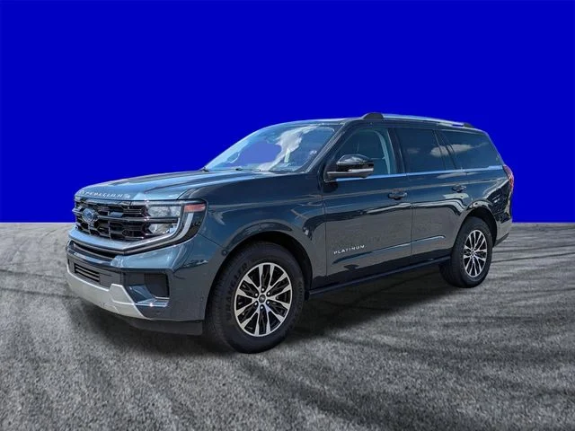 Certified Used 2025 Stone Blue Metallic Ford Platinum image 8