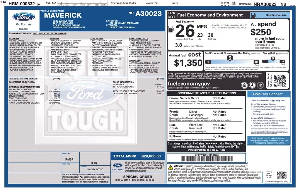 Certified Used 2022 Iconic Silver Metallic Ford Lariat image 27