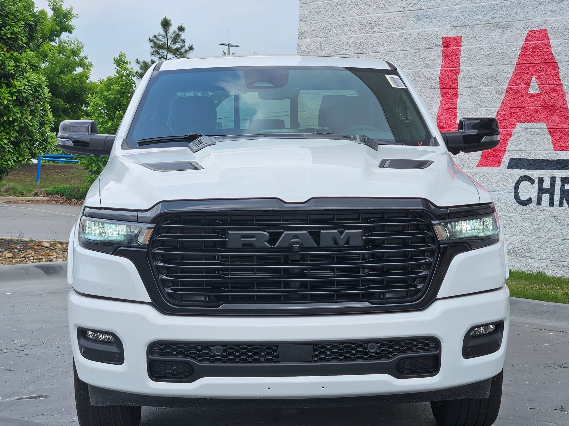 New 2026 Bright White Clear-Coat Exterior Paint RAM Laramie image 2
