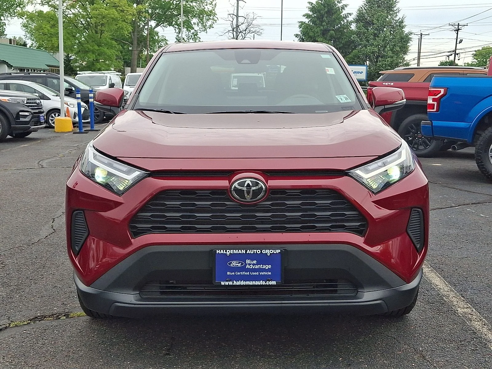 Used 2023 Red Toyota LE image 2
