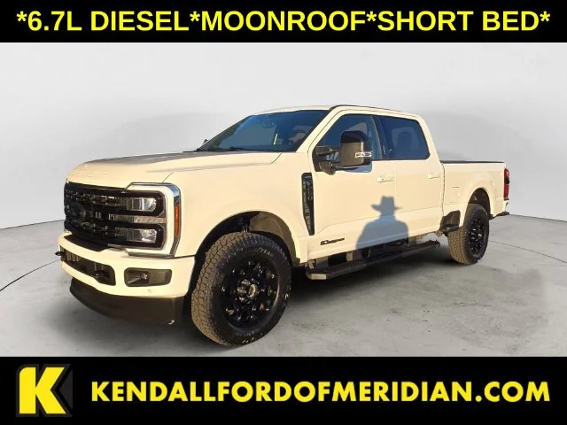Certified Used 2024 White Metallic Ford Lariat image 1