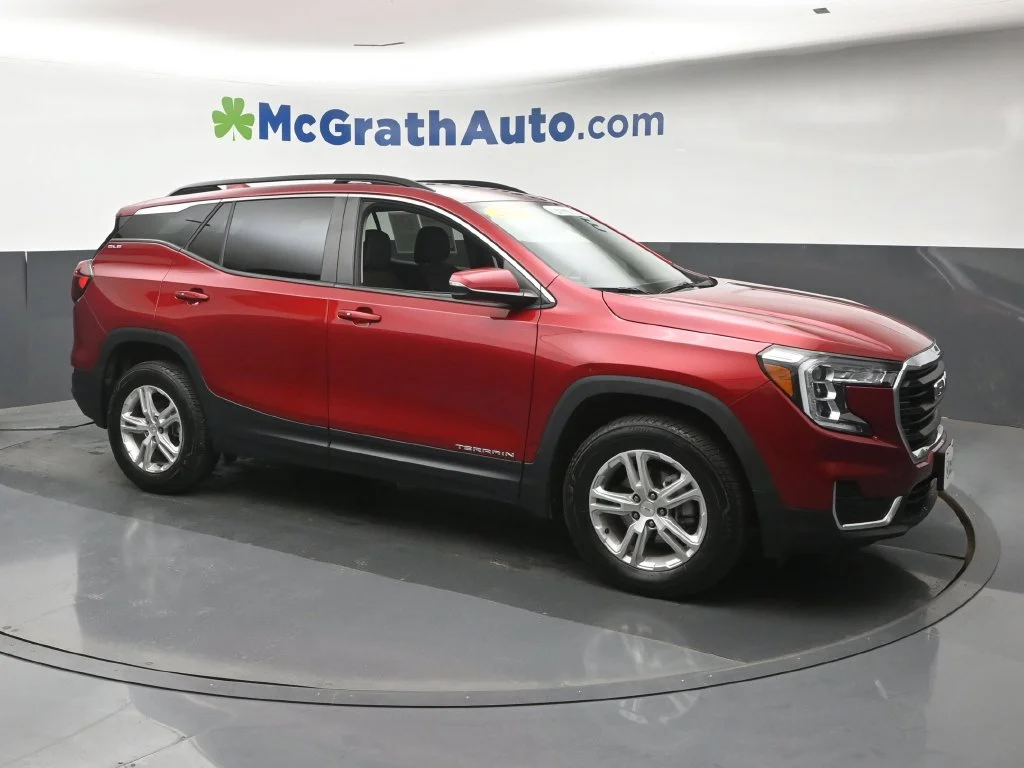 Certified Used 2023 Red GMC SLE image 2