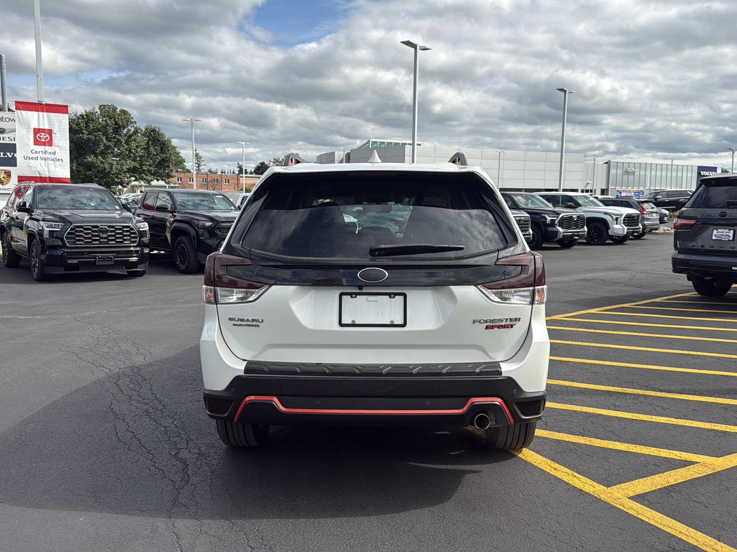 Used 2020 Crystal White Pearl Subaru Sport image 4