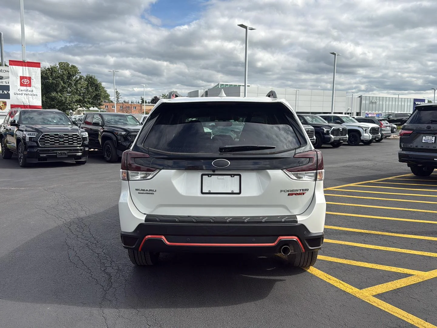 Used 2020 Crystal White Pearl Subaru Sport image 4