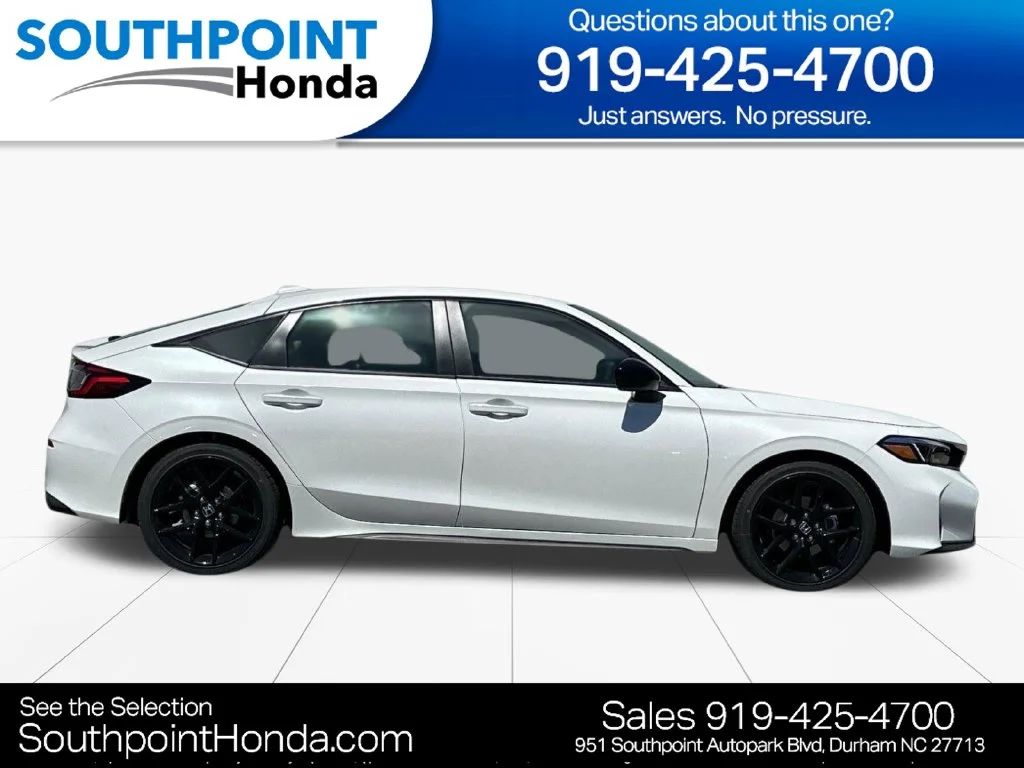 New 2026 Platinum White Pearl Honda Sport image 2